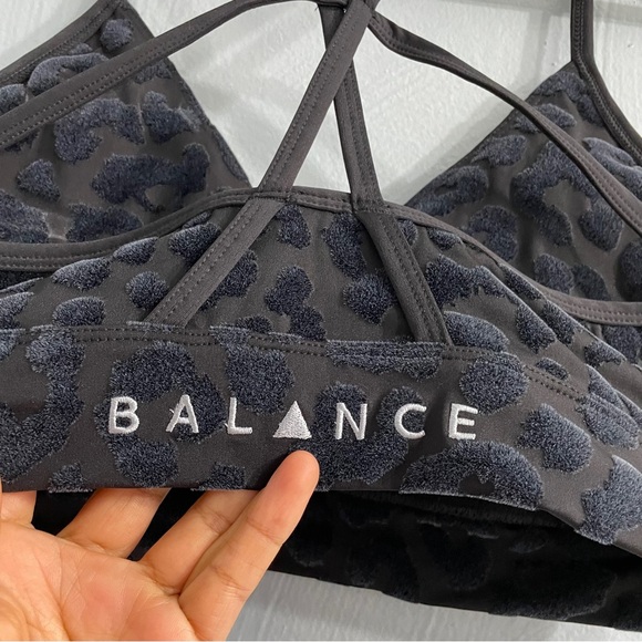 Vitality Balance Athletica animal Kingdom Lux Panther Velvet Legging 2 piece set - Picture 15 of 15